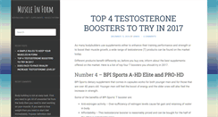 Desktop Screenshot of muscleinform.com