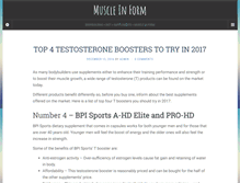 Tablet Screenshot of muscleinform.com